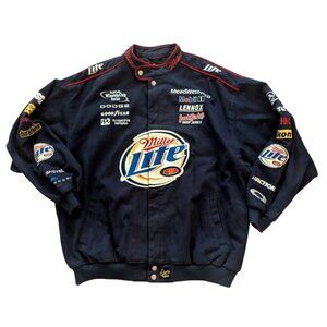 NASCAR Chase Authentics Drivers Line Miller Lite Rusty Wallace Jacket Size XXL